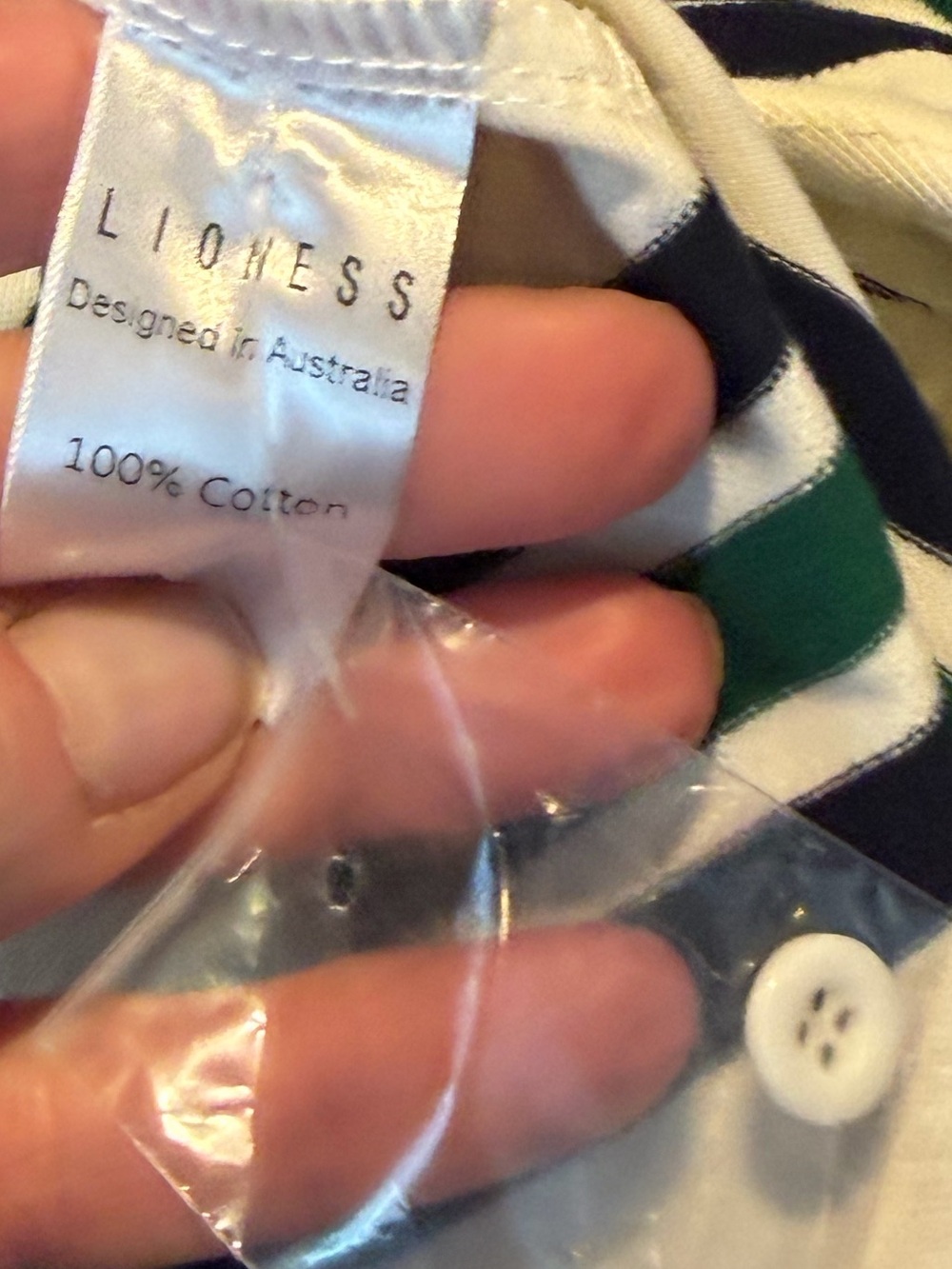 LIONESS Liesure Long Sleeve Top-Ivory Moss XS NWT - Picture 12 of 14